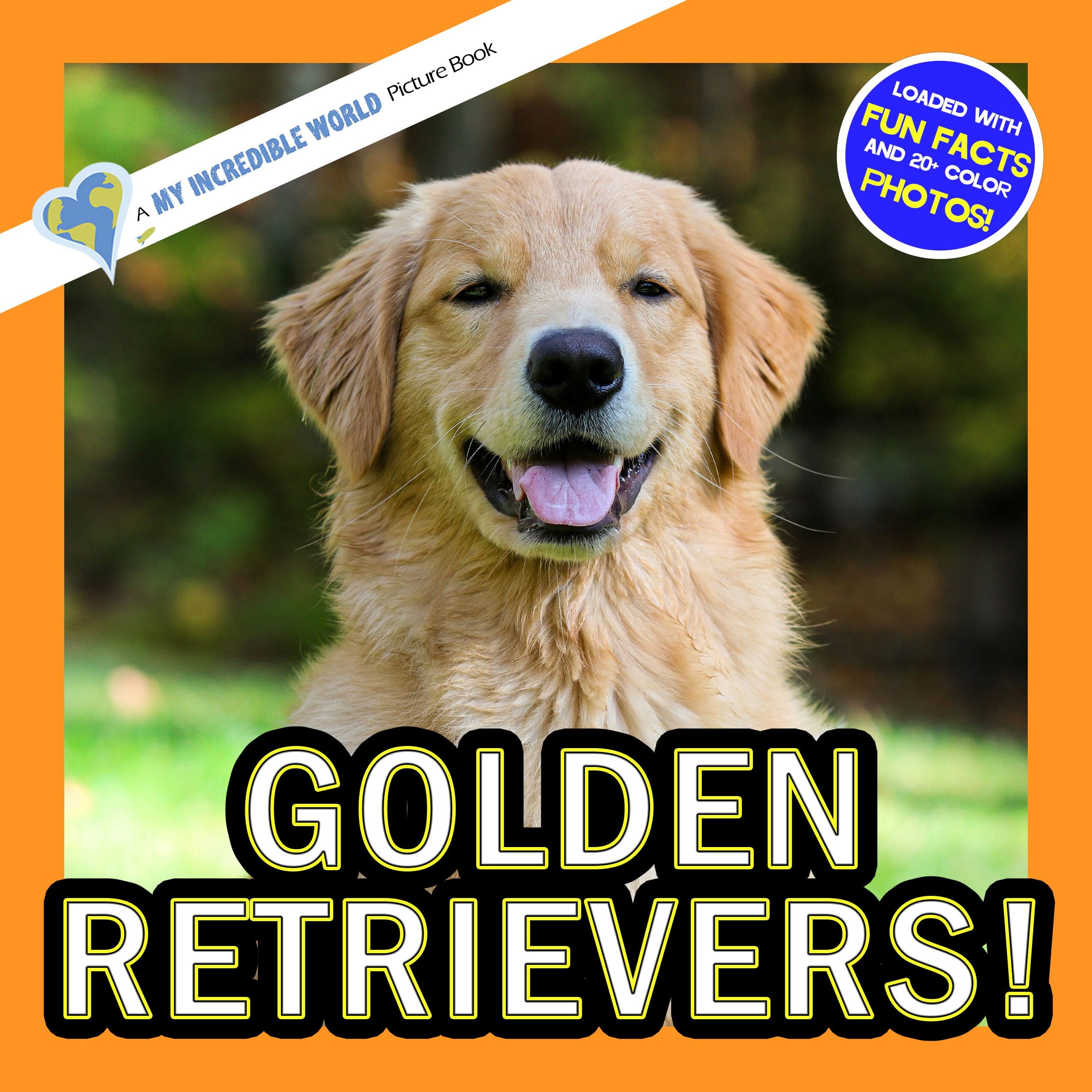 Golden Retrievers! A My Incredible World Picture Book for Children